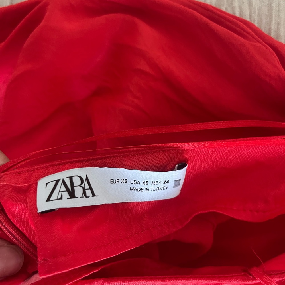 Zara knotted satin effect dress - Picture 8 of 10